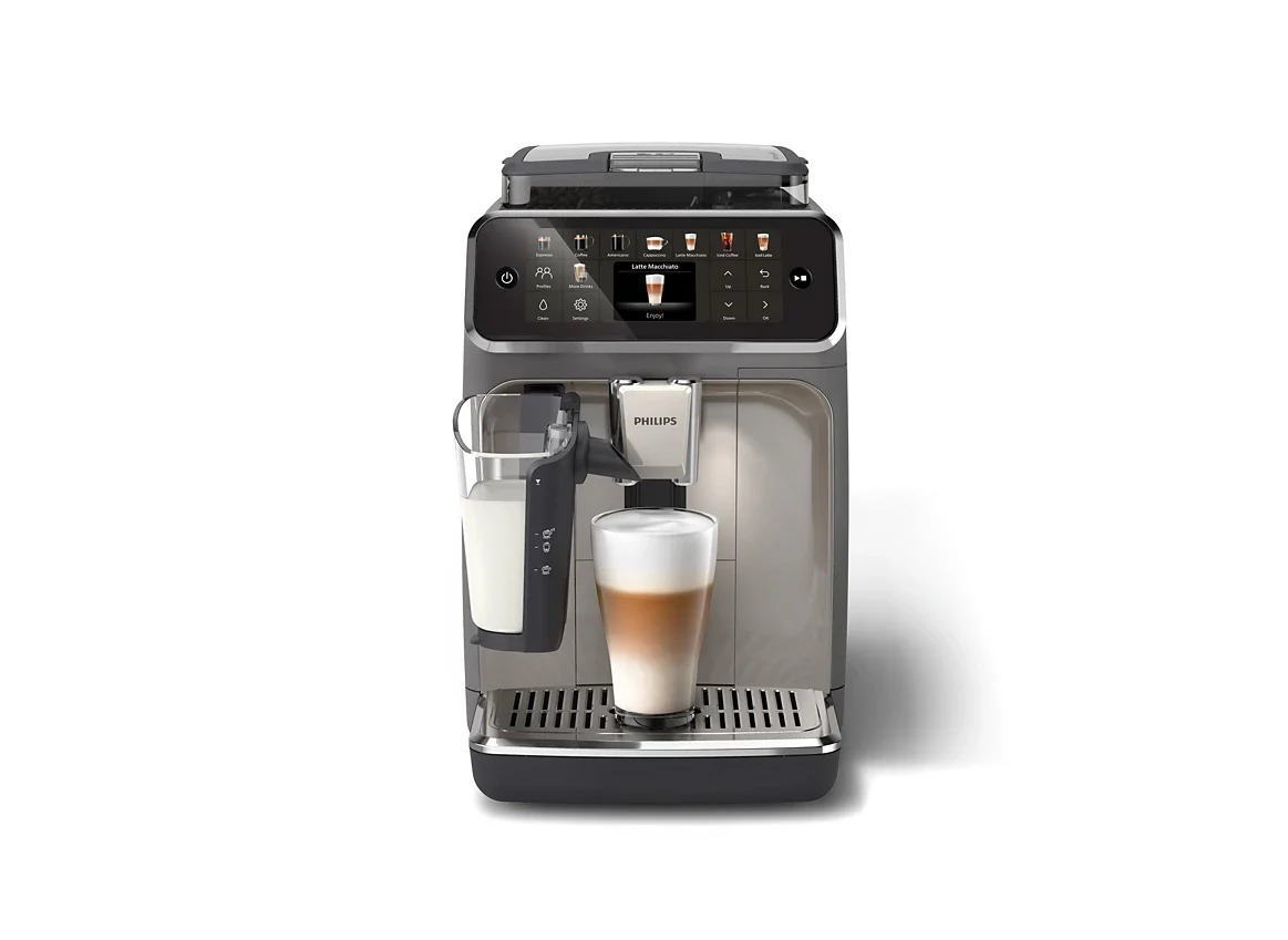 B-Class Refurbished - Philips 5500 LatteGo Automatic Espresso Machine, EP5544/90 - Grey Chrome - Image 3