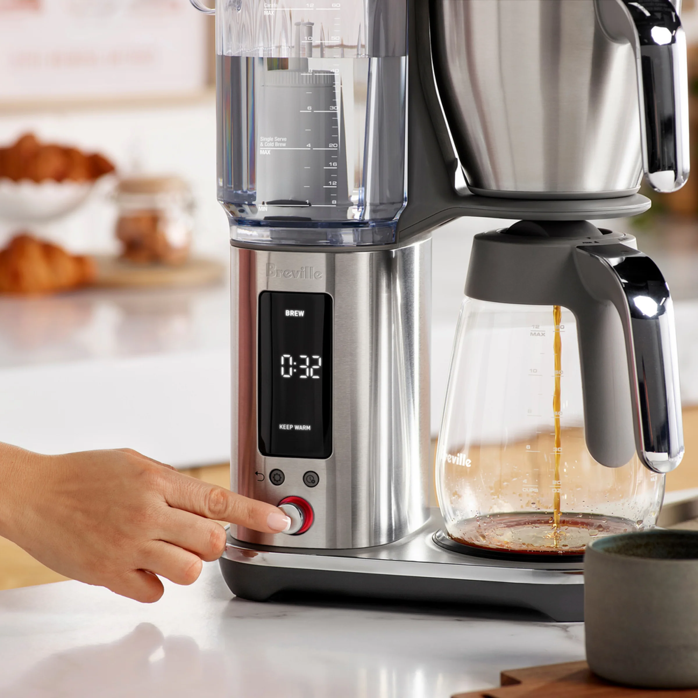 Breville Luxe Brewer Glass Coffee Maker - Image 4