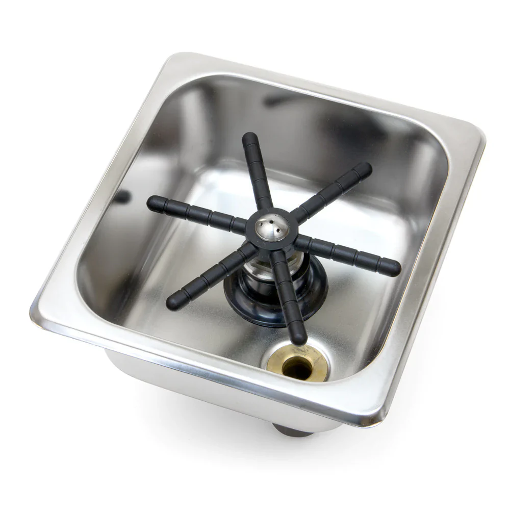 Espresso Parts 6" x 6" Recessed Rinser