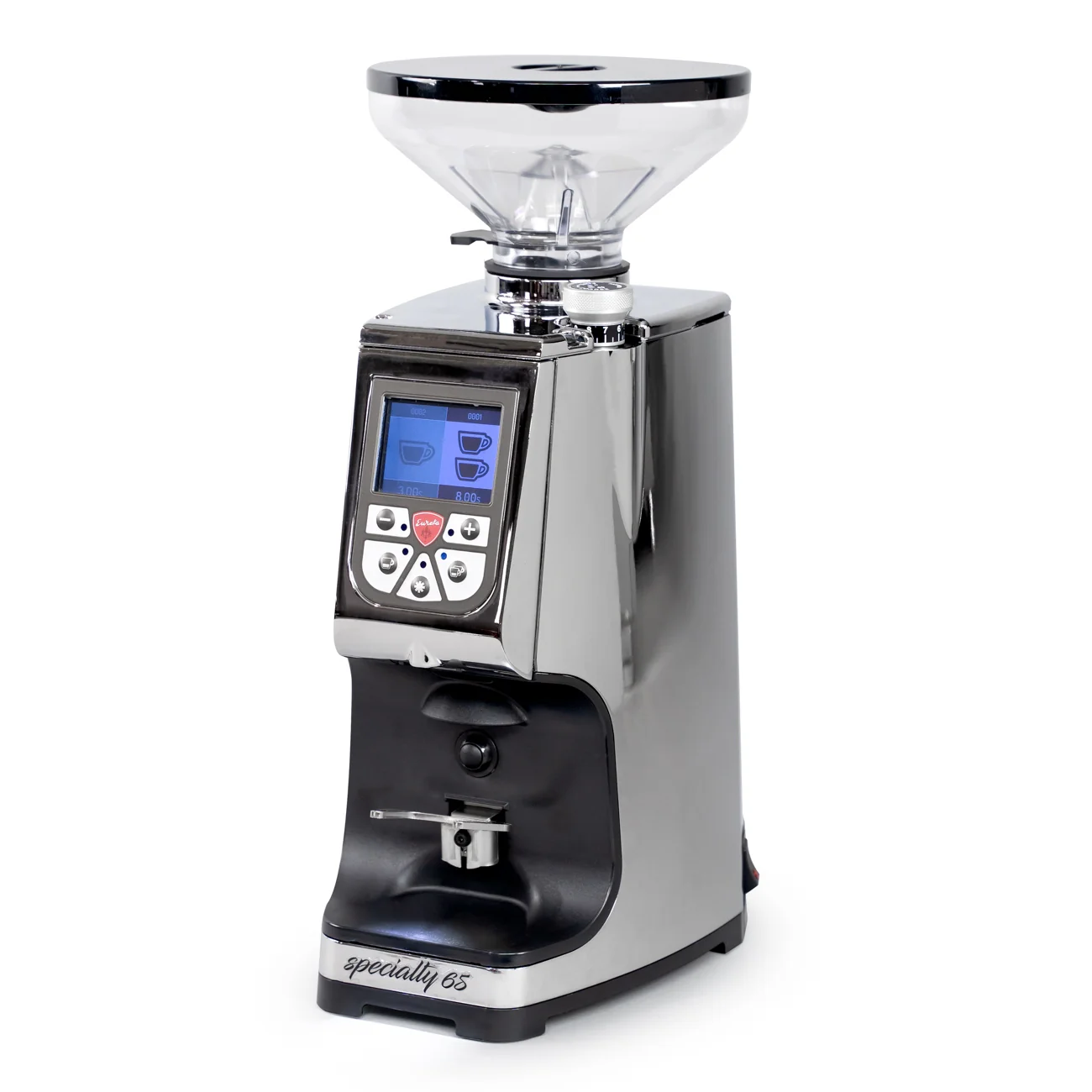 Eureka Atom 65 Espresso Grinder - Chrome - Short Hopper - Open Box - Image 2