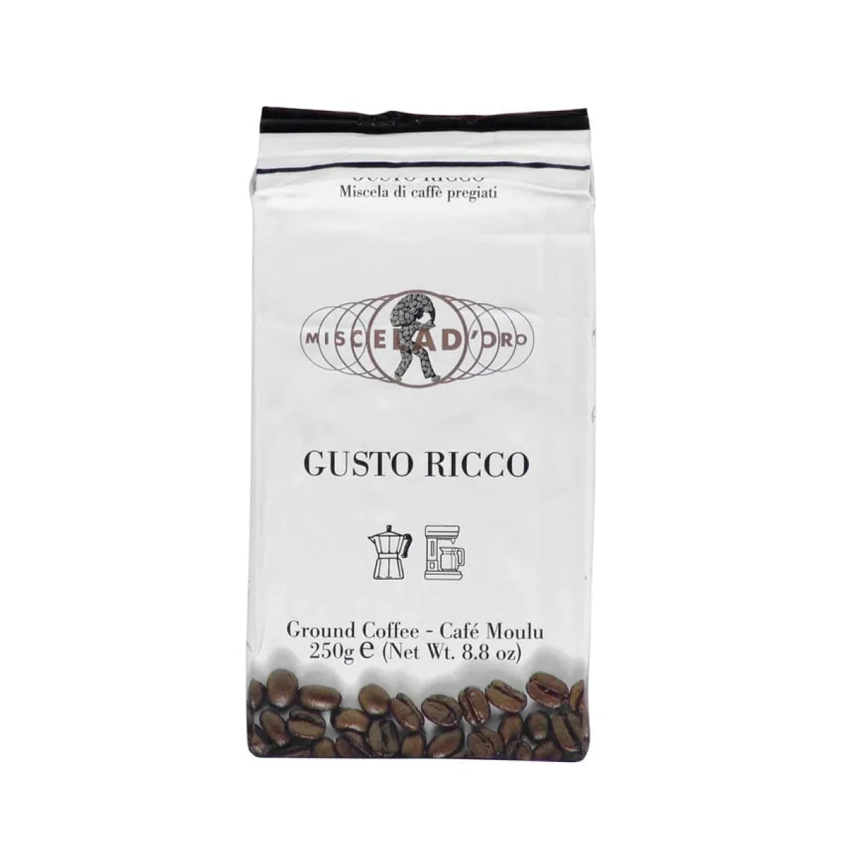 Miscela d'Oro Gusto Ricco Espresso - Ground - 8.8 oz
