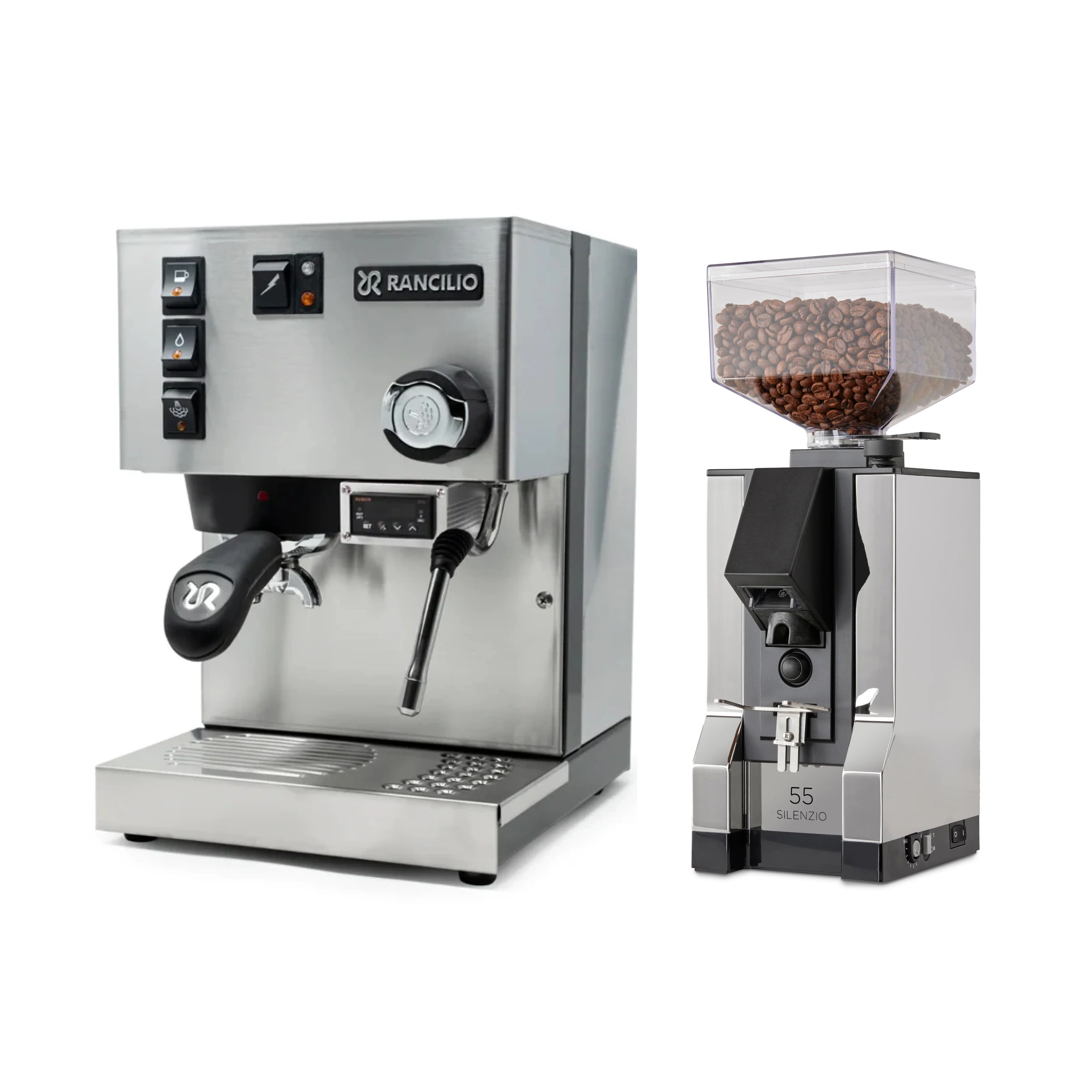 Rancilio Silvia PID and Mignon Silenzio 55 Bundle - Image 2